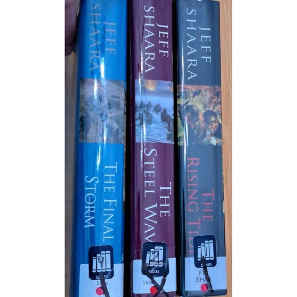 3 Jeff Shaara WWII Novels Hardbacks Rising Tide, Steel Wave, Final Storm 1st Ed - Picture 5 of 11